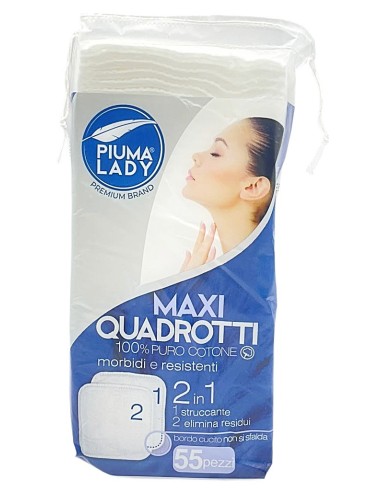 piuma lady 50 maxi quadrotti struccanti e tonificanti per uso cosmetico: tuttocasashop.live: igiene e cura della persona