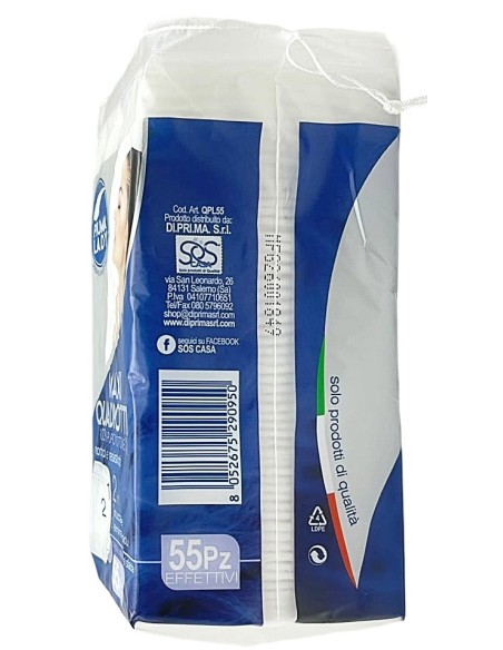 piuma lady 50 maxi quadrotti struccanti e tonificanti per uso cosmetico: tuttocasashop.live: igiene e cura della persona