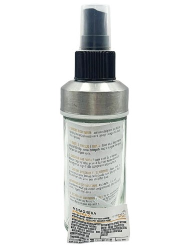bottiglia in vetro 90ml - con spruzzino vaporizzatore olio friggitrice aria: tuttocasashop.live: altro - bazar