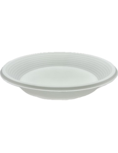 Salento 50 Piatti Monouso Plastica Extra Rigidi Diametro 22cm - 750g - Fondi