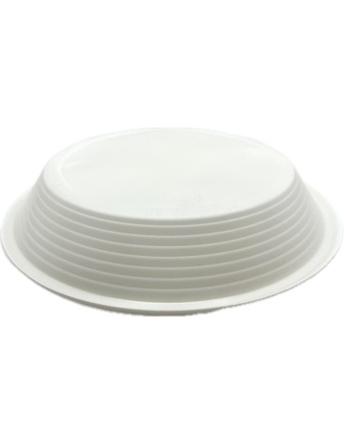 Salento 50 Piatti Monouso Plastica Extra Rigidi Diametro 22cm - 750g - Fondi