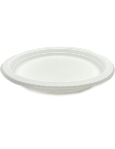 Salento 50 Piatti Monouso Plastica Extra Rigidi Diametro 22cm - 750g - Piani