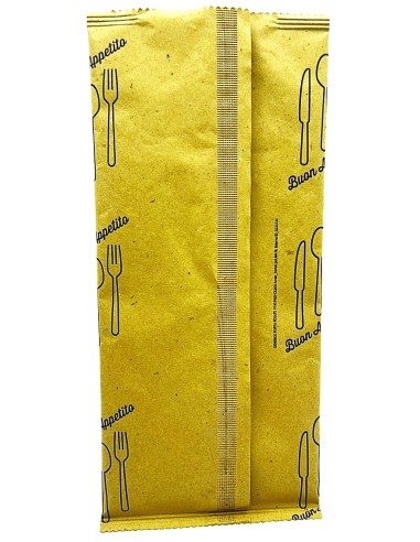 1000 buste portaposate in carta con tovaglioli - cartapaglia buon appetito: tuttocasashop.live: carta & monouso