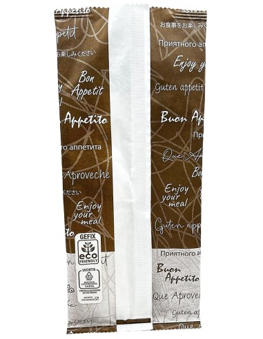1000 buste portaposate in carta con tovaglioli - buon appetito - marrone: tuttocasashop.live: carta & monouso